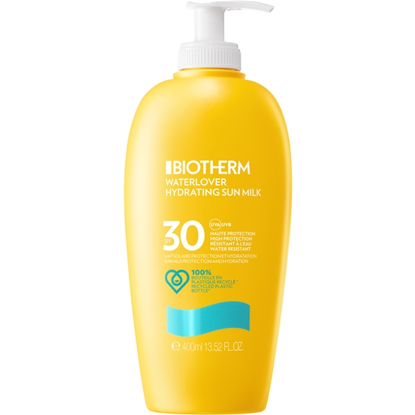 SPF 30 Waterlover Hydrating Sun Milk 400 ml, Biotherm