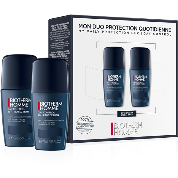 Biotherm Homme Duo Day Control Roll On Deo (Kuva 1 tuotteesta 2)