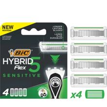 BIC Hybrid Flex 5 Sensitive Blades