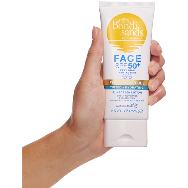 Bondi SandsSPF 50+ Hydrating Tinted Face Lotion (Kuva 2 tuotteesta 5)