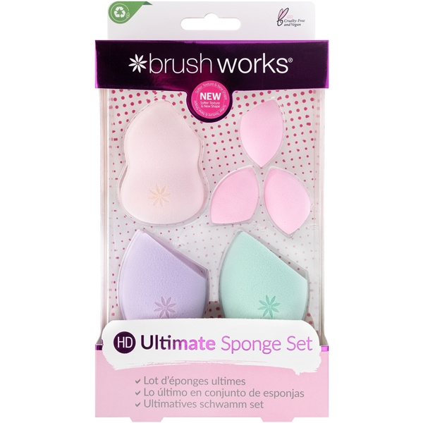 Brushworks HD Ultimate Complexion Sponge Set (Kuva 1 tuotteesta 2)