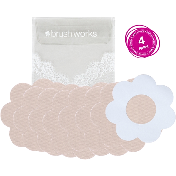 Brushworks Nude Satin Nipple Covers (Kuva 1 tuotteesta 3)