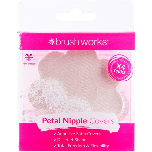 Brushworks Nude Satin Nipple Covers (Kuva 2 tuotteesta 3)