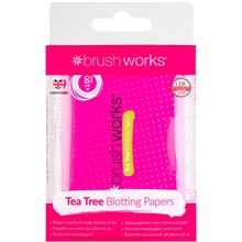 100 kpl/paketti - Brushworks Tea Tree Blotting Papers