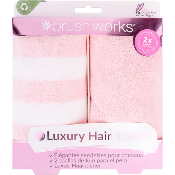 Brushworks HD Luxuary Hair Towels - 2 Pack (Kuva 1 tuotteesta 2)