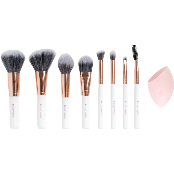 Brushworks Exclusive Makeup Brush & Sponge Set (Kuva 4 tuotteesta 4)