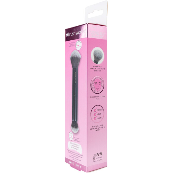 Brushworks No. 6 Double Ended Powder & Buff (Kuva 2 tuotteesta 8)