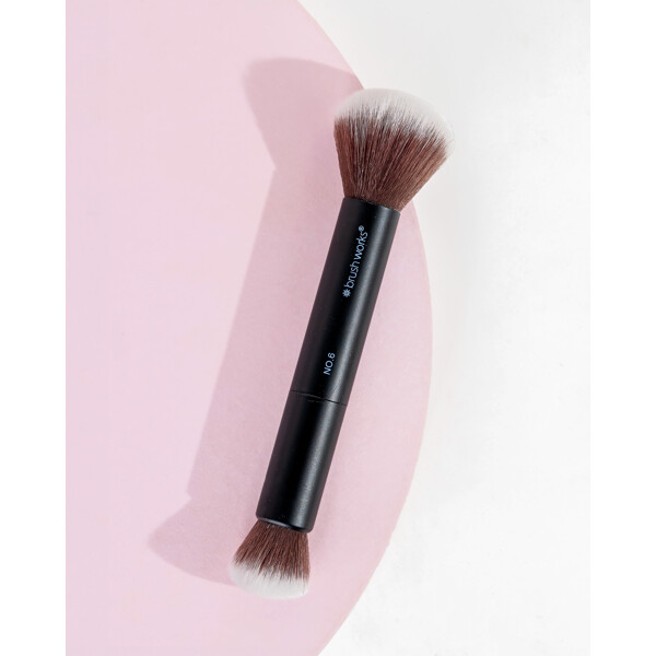 Brushworks No. 6 Double Ended Powder & Buff (Kuva 4 tuotteesta 8)