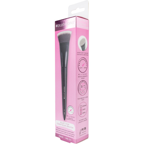 Brushworks No. 11 Flat Top Contour Brush (Kuva 2 tuotteesta 8)