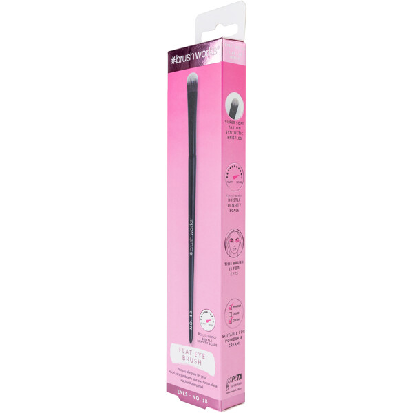 Brushworks No. 18 Flat Eye Brush (Kuva 2 tuotteesta 9)