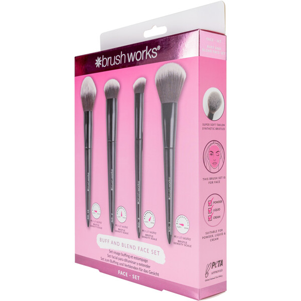 Brushworks Buff & Blend Face Set (Kuva 2 tuotteesta 5)