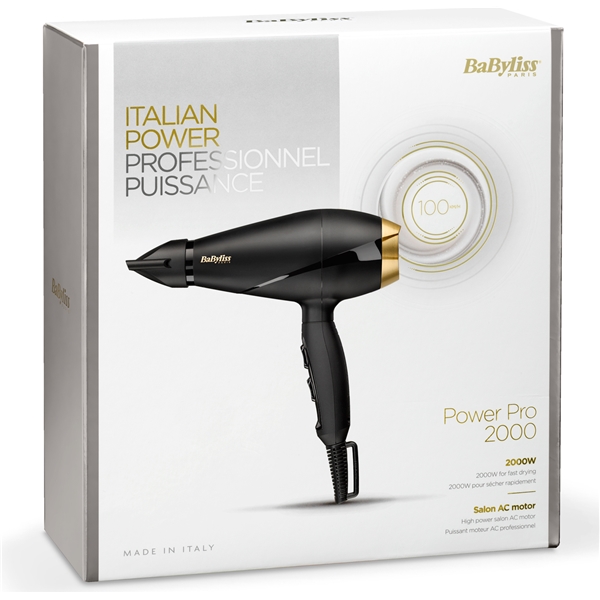 BaByliss 6704E Hair Dryer Power Pro 2000 (Kuva 2 tuotteesta 4)