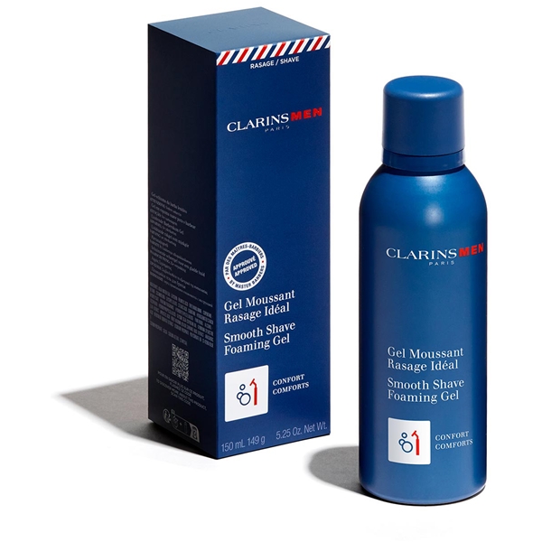 Clarins Men Smooth Shave Foaming Gel (Kuva 4 tuotteesta 8)