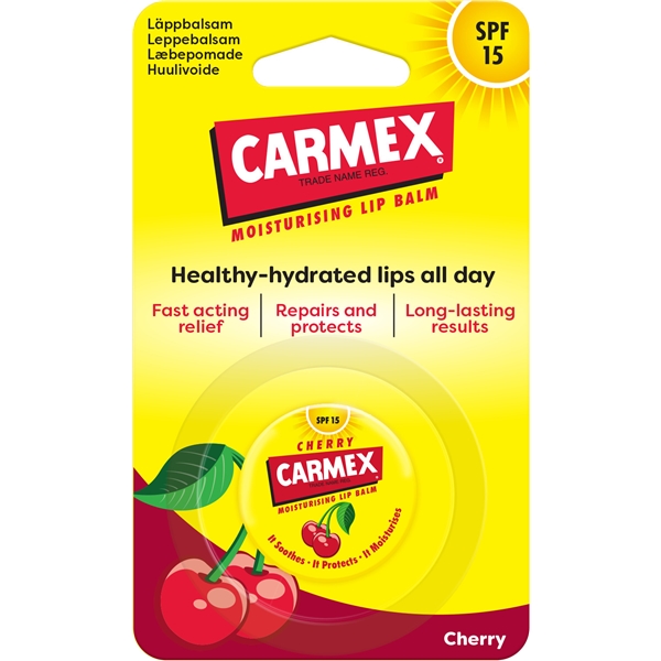 Carmex Cherry Lip Balm Jar Spf 15 (Kuva 1 tuotteesta 3)