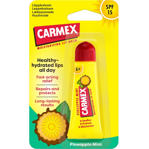 Carmex Lip Balm Pineapple Mint Tube SPF15 (Kuva 1 tuotteesta 3)