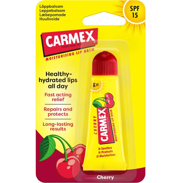 Carmex Lip Balm Cherry Tube SPF15 (Kuva 1 tuotteesta 3)