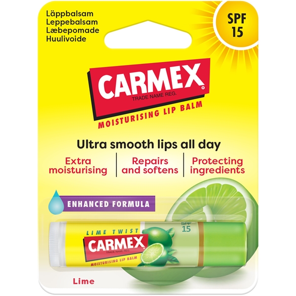 Carmex Lip Balm Lime Twist Stick SPF15 (Kuva 1 tuotteesta 3)
