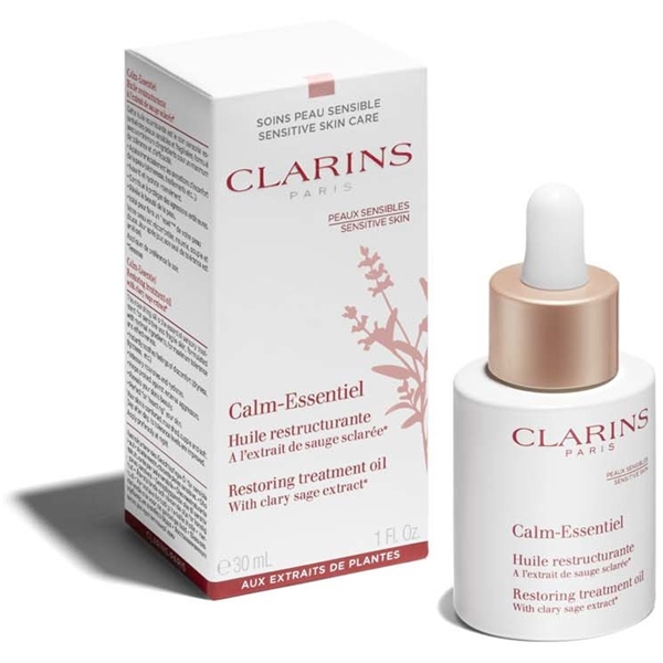 Clarins Calm Essentiel Restoring Treatment Oil (Kuva 2 tuotteesta 5)