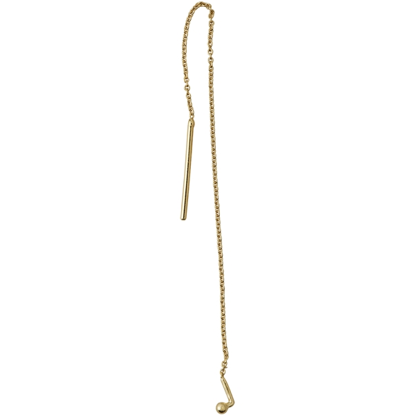 Design Letters Earring Chain Gold (Kuva 1 tuotteesta 3)