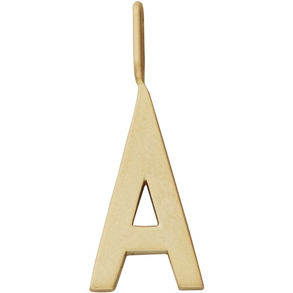 Design Letters Archetype Charm 16 mm Gold A-Z (Kuva 1 tuotteesta 2)