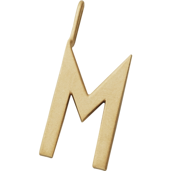 Design Letters Archetype Charm 16 mm Gold A-Z M