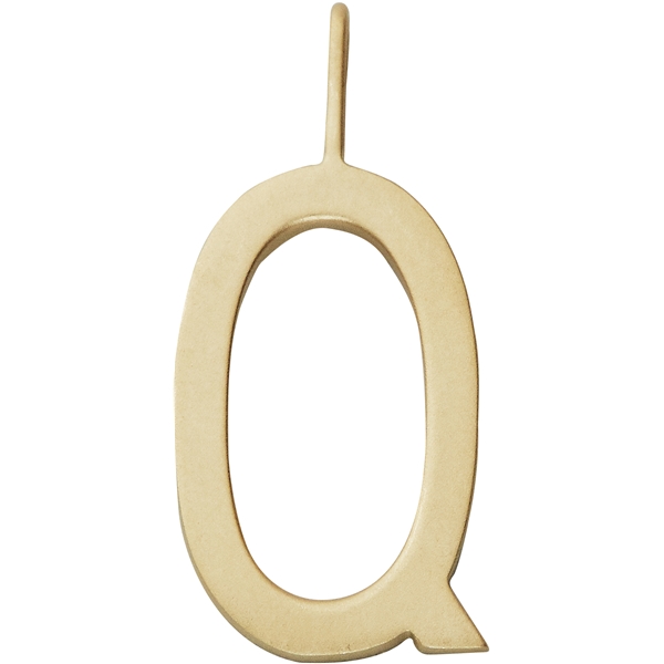 Design Letters Archetype Charm 16 mm Gold A-Z Q