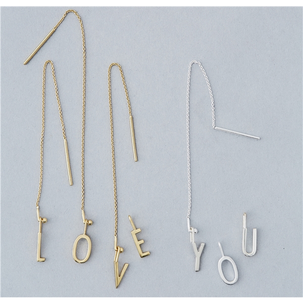 Design Letters Archetype Charm 10 mm Gold A-Z (Kuva 3 tuotteesta 3)