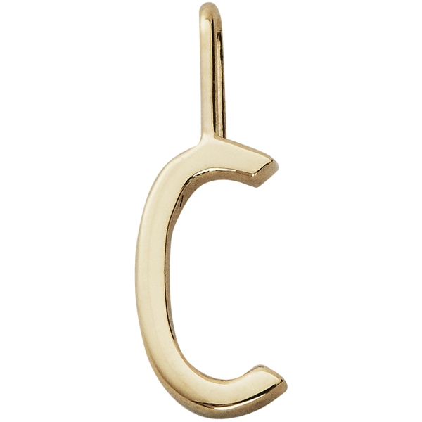 Design Letters Archetype Charm 10 mm Gold A-Z C