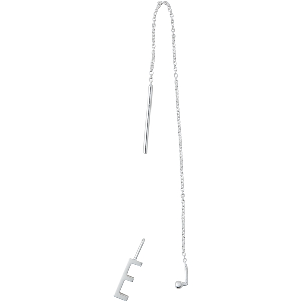 Design Letters Earring Chain Silver (Kuva 3 tuotteesta 3)