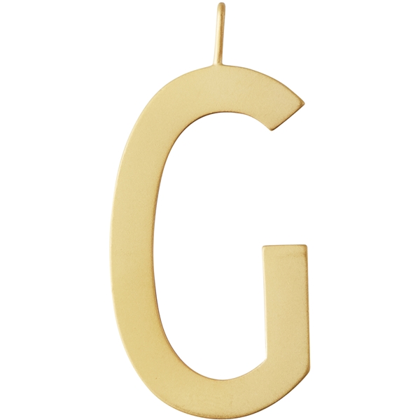 Design Letters Archetype Charm 30 mm Gold A-Z G