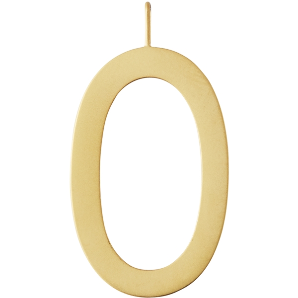 Design Letters Archetype Charm 30 mm Gold A-Z O