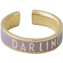 Dusty Purple - Design Letters Word Candy Ring