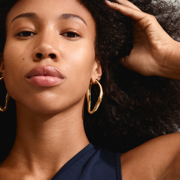 10251-2023 DUNE Hoop Earrings (Kuva 3 tuotteesta 3)