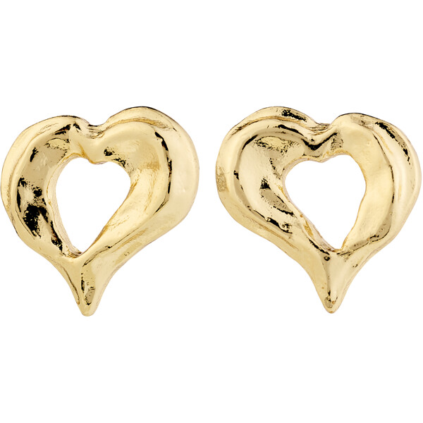11251-2003 TIDE Heart Earrings Gold Plated (Kuva 1 tuotteesta 3)