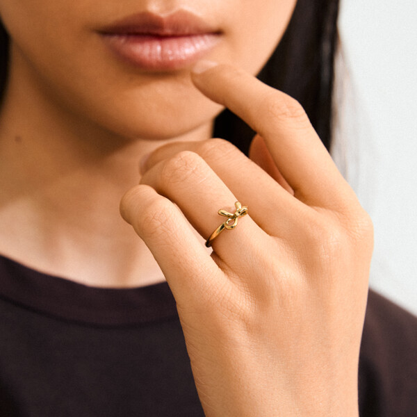 63253-2014 Lulu Bow Stack Ring (Kuva 3 tuotteesta 3)
