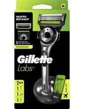 1 set - Gillette Labs Rakhyvel 2UP STC + Stand Silver