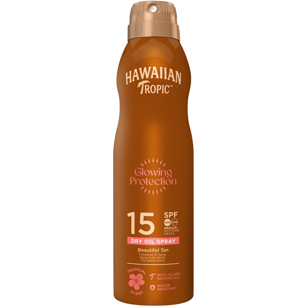 Protective Argan Dry Oil Spray SPF 15 180 ml, Hawaiian Tropic