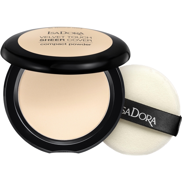 IsaDora Velvet Touch Sheer Cover Compact Powder (Kuva 1 tuotteesta 3)