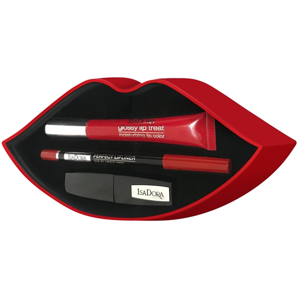 IsaDora Red Lips Gift Set (Kuva 2 tuotteesta 2)