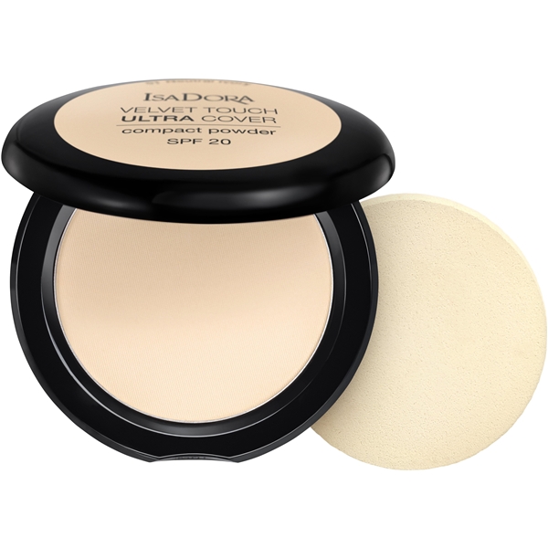 IsaDora Velvet Touch Ultra Cover Compact Powder (Kuva 1 tuotteesta 3)