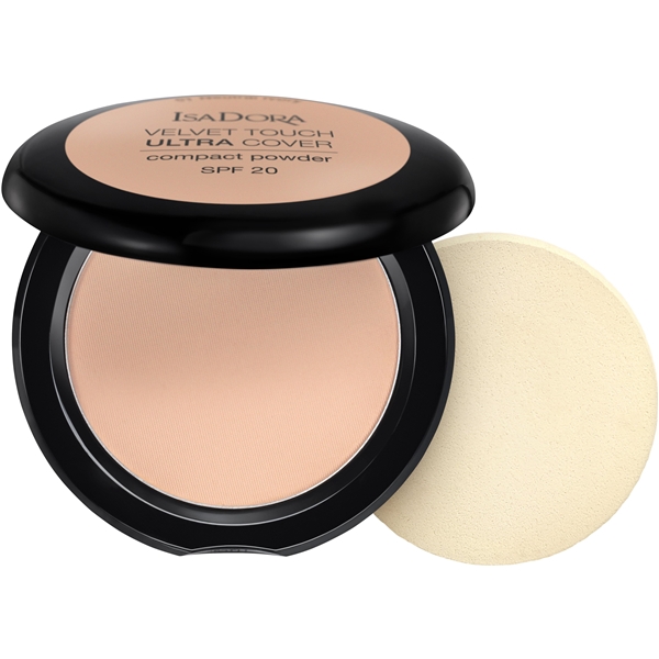 IsaDora Velvet Touch Ultra Cover Compact Powder (Kuva 1 tuotteesta 3)