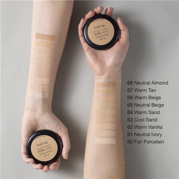 IsaDora Velvet Touch Ultra Cover Compact Powder (Kuva 3 tuotteesta 3)