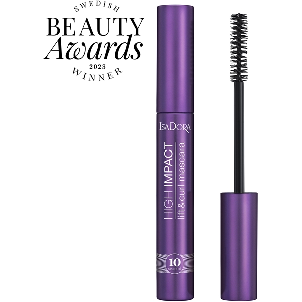 IsaDora 10 Sec High Impact Lift & Curl Mascara (Kuva 1 tuotteesta 6)