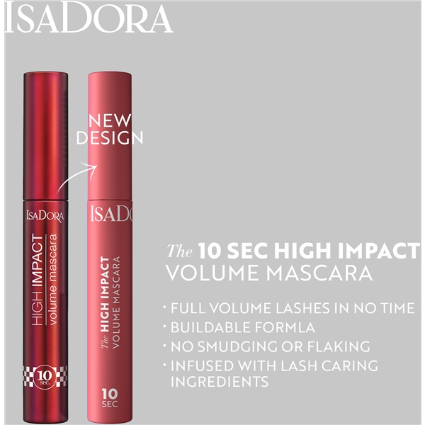 IsaDora The 10 Sec High Impact Volume Mascara (Kuva 5 tuotteesta 8)