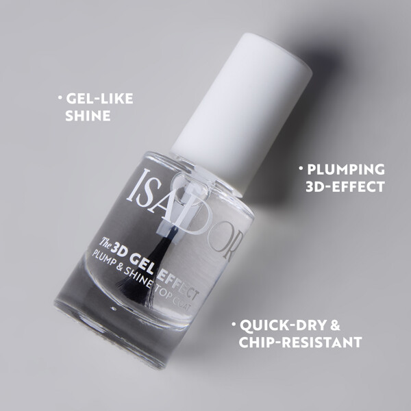 IsaDora The 3D Gel Effect Plump & Shine Top Coat (Kuva 2 tuotteesta 4)