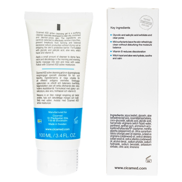 Cicamed ASD Active Cleansing Gel (Kuva 2 tuotteesta 2)