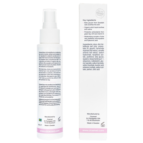 Cicamed Face Mist Sensitive (Kuva 2 tuotteesta 2)