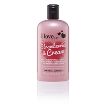 500 ml - Strawberries & Cream Bath & Shower Crème