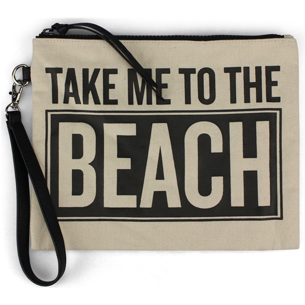 Beach Canvas Pouch