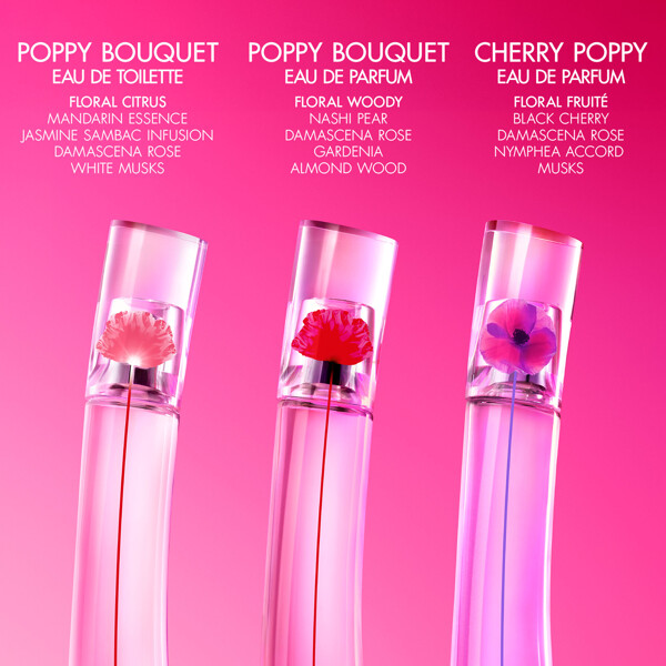 Flower by Kenzo Cherry Poppy - Eau de parfum (Kuva 5 tuotteesta 6)